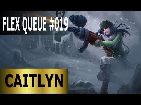 Caitlyn ADC - Full League of Legends Gameplay [Deutsch/German] LoL Flex Queue Ranked Game #019