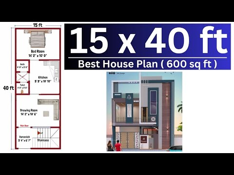 15x30 House Plan 15 x 30 Ghar Ka Naksha Small House Plans Design 450 sq ft house Plans