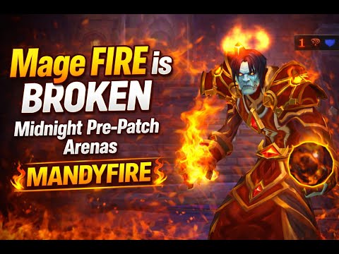 This Fire Mage is BROKEN in Arenas – Midnight Pre-Patch #wowretail #worldofwarcraft #oneshot