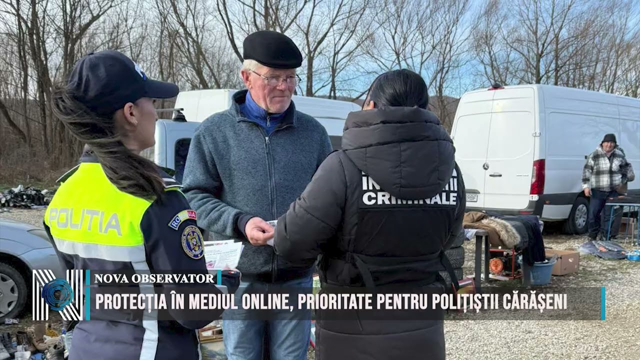 Protecția în mediul online, prioritate pentru polițiștii cărășeni