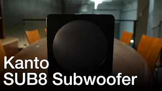 Video thumbnail for Kanto SUB8 Powered Subwoofer Product Showcase by Hello Good People!