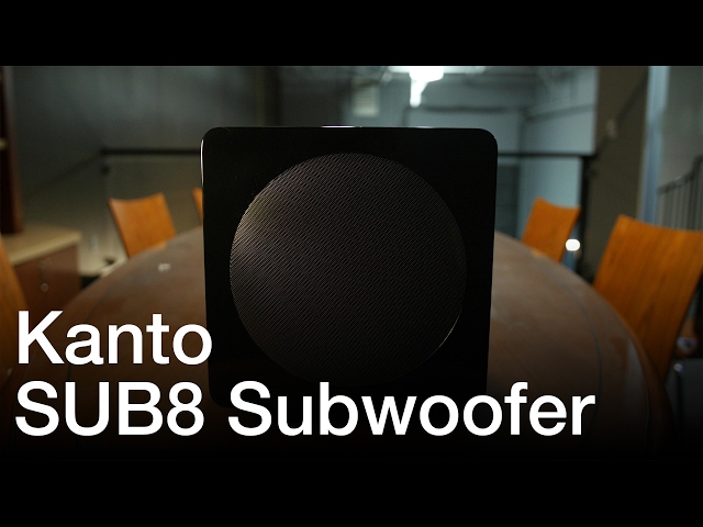 Kanto SUB8 8" Sealed Powered Subwoofer – MATTE WHITE – Open Box in Speakers in Markham / York Region