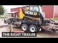 The Right Trailer to Haul Heavy Machinery