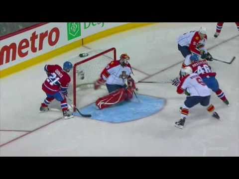 Dennis Wideman block on Brian Gionta shot, Wrist, Off. Zone (2010-10-30)