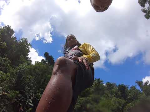 Cliff Jumping 1, El Yunque Rainforest, Puerto Rico (30 ft)