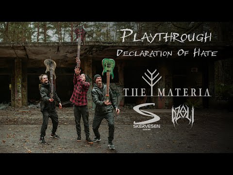 The Materia - Declaration Of Hate (GUITAR PLAYTHROUGH)