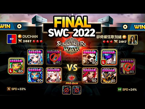 SWC2022 FINAL. TARS vs DUCHAN (BO5) - Summoners War