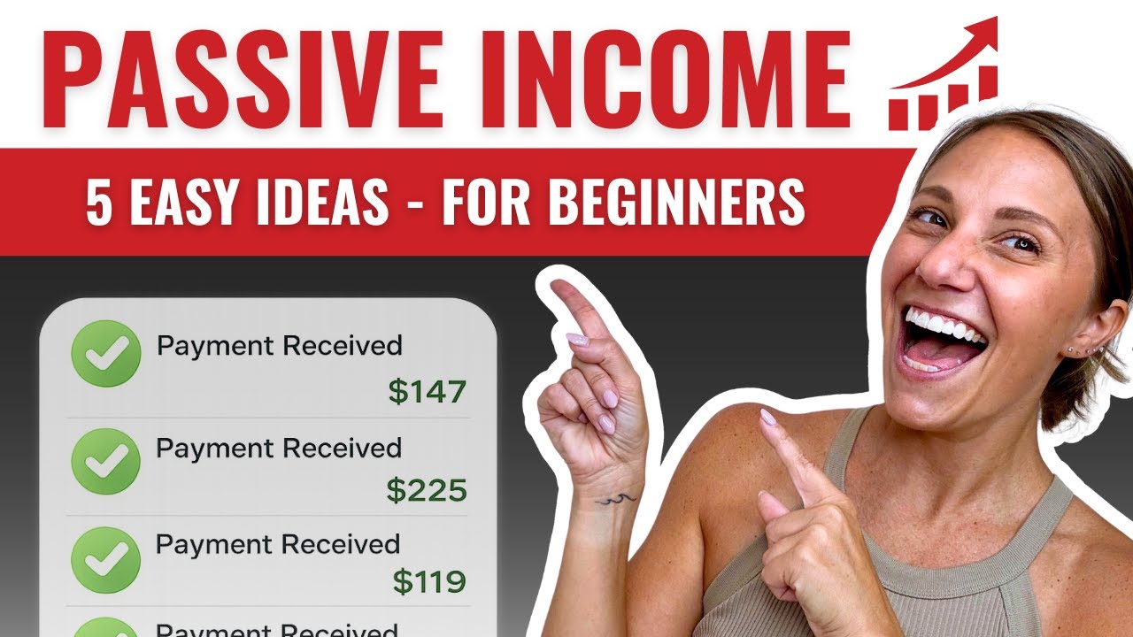 5 Easy Passive Income Ideas for Beginners (Work from Home) thumbnail