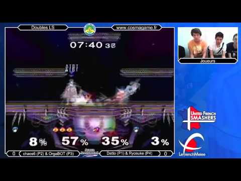 Melee @ Cosmagame #2 - Doubles LS - chaos6 & OrgaBOT vs. Datto & Ryosuke