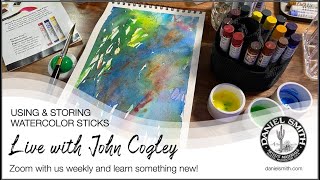 Different Ways to Use and Store Watercolor Sticks