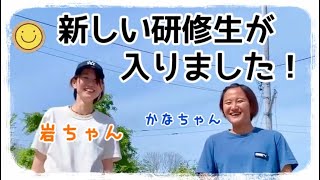 新研修生紹介❣️