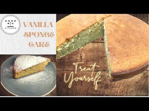 Vanilla sponge cake recipe | Fluffy vanilla cake | Easy sponge cake | Sponge cake