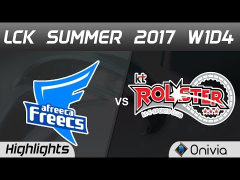 AFS vs KT Highlights Game 1 LCK SUMMER 2017 Afreeca Freecs vs KT Rolster By Onivia