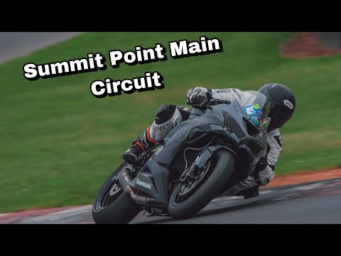 Kawasaki Ninja Zx6r on Summit Point Main Track Day With EvolveGt (e3)