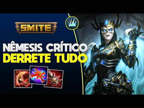 De crítico DERRETE TUDO! NEMESIS JUNGLER - ⚡ Smite BR Conquista