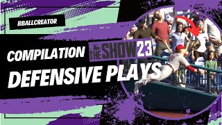 MLB The Show 23: Defensive Masterclass Compilation - Incredible Plays and  Showtime Moments!