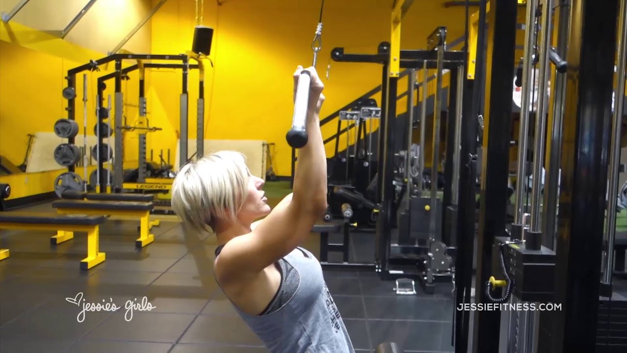 Jessie's Girls Training Programs: Lat Pulldown (reverse grip)