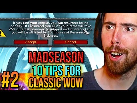 Asmongold Reacts To 10 Tips & Tricks For Classic WoW (Episode 2) - MadSeasonShow