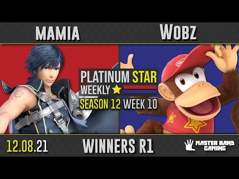 PSW S12:W10 - mamia  (Chrom) vs Wobz (Diddy Kong) - WR1