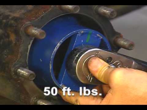 How to adjust Wheel Bearings on a Rear Drive Axle