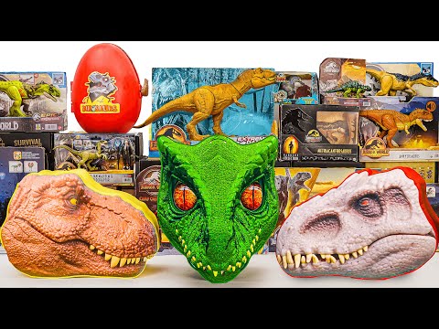 Jurassic World Unboxing Review | Dinosaur Mystery Box Giant ,Dinosaur Egg ,T-Rex , Allosaurus | ASMR