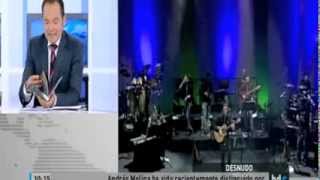 Andrés Molina presenta libro-disco &#39;Desnudo&#39; en &#39;Buenos Días, Canarias&#39; de Tv Canaria_1de2