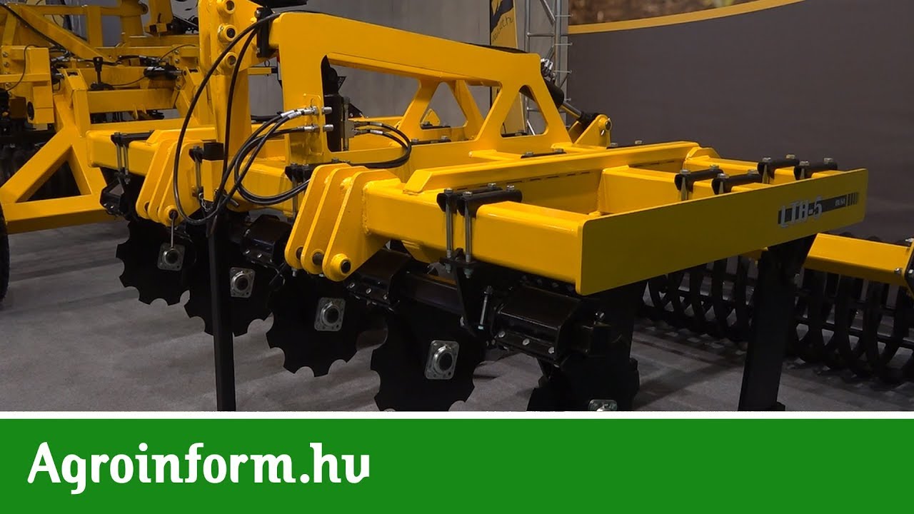 BUSA LTH-5 középmély talajlazító + szögvas spirálhenger + vágótárcsa