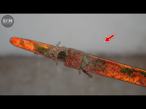 Restoration a Old Buried Rusty Japanese Katana Sword -That Was Lost for Decades