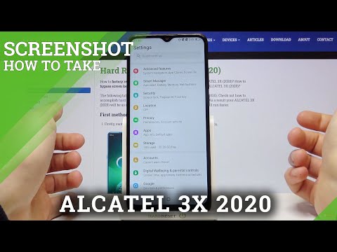 How to Take a Screenshot in ALCATEL 3X (2020)