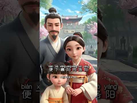 中华古诗词 《闻官军收河南河北》杜甫 #古汉语 #儿歌三百首 #唐诗三百首