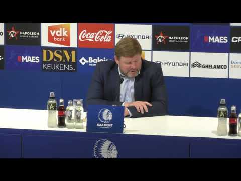 🎙 Persconferentie na KAA Gent - Sporting Charleroi