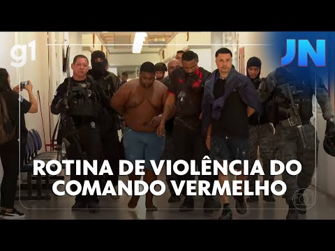 Jornal Nacional: Documents detail the Comando Vermelho's routine of violence in Penha and Alemão.