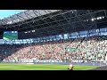 Ferencváros - Paks 1-0, 2024 - Green Monsters szurkolás