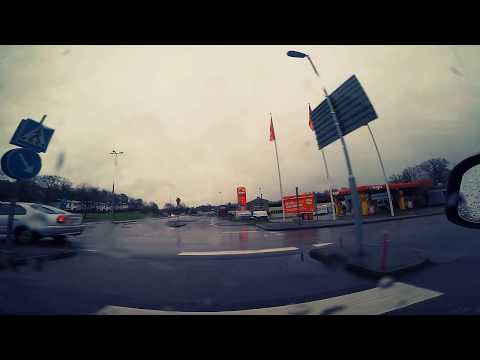 Hylses Blekingeturne - Karlshamn Erik Dahlbergsvägen (City Gross) (Sideway) - 171215 - GoPro 5 * VW