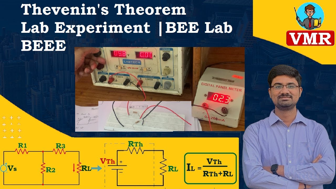 11.Thevenin's Theorem Lab Experiment | Basic Electrical and electronics Engineering Lab | BEEE Lab