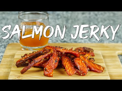 Homemade Salmon Jerky  - Perfect Snack To Accompany Some Beers