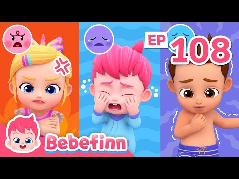 😭😡 Sharing My Emotions | EP108 | It's Okay to Cry | Healthy Habits | Bebefinn Best Nursery Rhymes