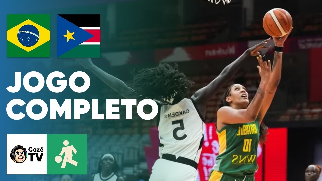 JOGO COMPLETO: BRASIL X SUDÃO DO SUL | ELIMINATÓRIAS DA COPA DO MUNDO DE BASQUETE