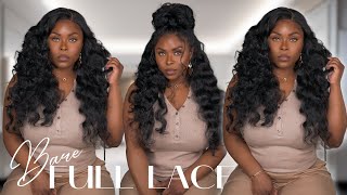 GLASS LACE 🔥 | Sensationnel Bare lace Full Lace Unit 4 (BEAUTIFUL WAND CURLS WIG)