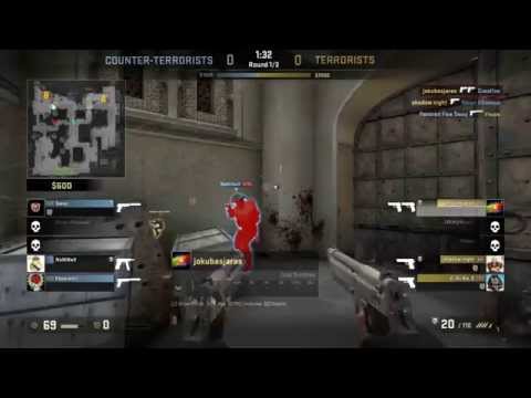 CS:GO quadra kill with Dual Barettas