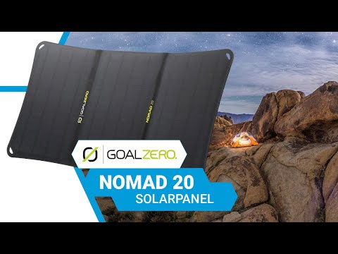 Goal Zero Nomad 20 Solarpanel presented by Jasper Jauch