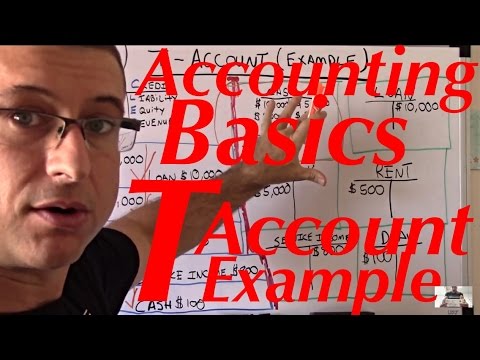 初心者のための会計 #21 / Tアカウントの例 / 会計チュートリアル (Accounting For Beginners #21  / T Account Example / Accounting Tutorial)