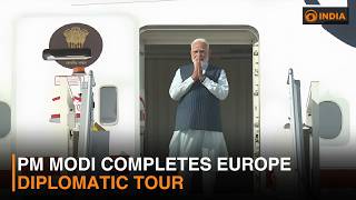 PM Modi concludes six-day Europe trip & more news | DD India Live | 11:30 PM IST