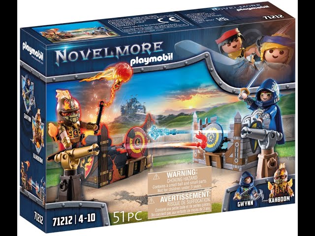 Vídeo relacionado con PLAYMOBIL Novelmore 71210 Novelmore vs Burnham Raiders Zona de Batalla, Juguete para niños a Partir de 4 años