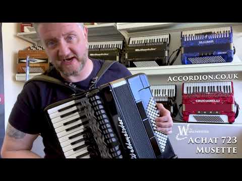 New Weltmeister Achat 723 Musette Accordion