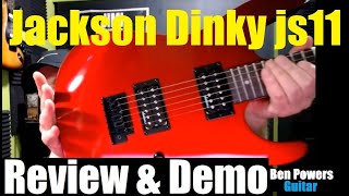 Video thumbnail for Jackson js11 Dinky - 2022 Unboxing / Demo / Review by Ben Powers Guitar
