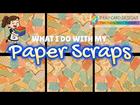 🌈 ¡Transforma tus retazos de papel en hermosos tableros de manualidades! | Tutorial fácil de manu...