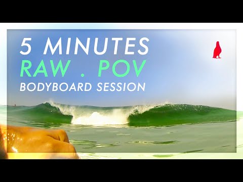RAW #BODYBOARDING POV SESSION AT SAO CONRADO BEACH BRAZIL