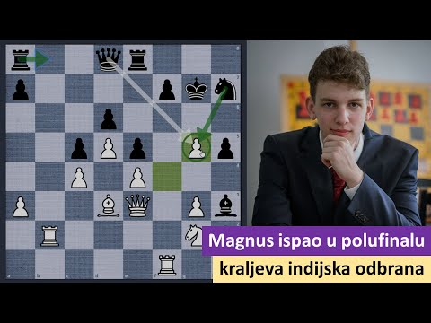 Magnus pružio slab otpor i ispao u polufinalu - kraljeva indijska odbrana