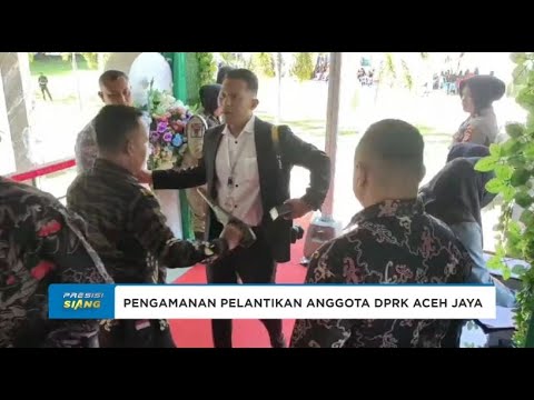 POLRES ACEH JAYA KAWAL KETAT PELANTIKAN ANGGOTA DPRK